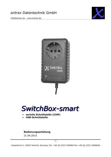 SwitchBox-smart - antrax.de