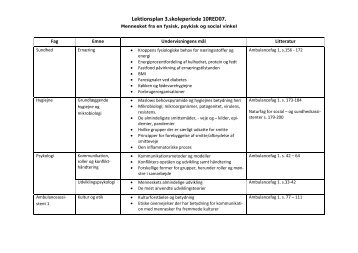 Lektionsplan 3 skp - SOPU