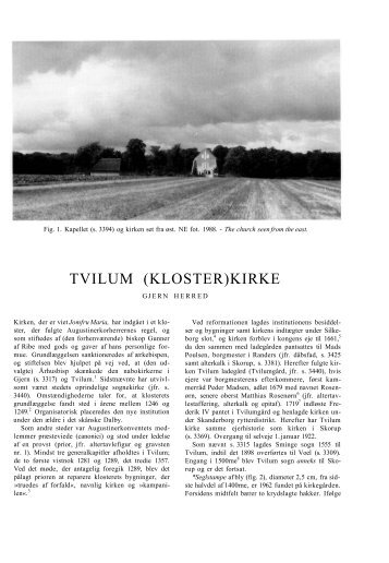 TVILUM (KLOSTER)KIRKE - Nationalmuseet