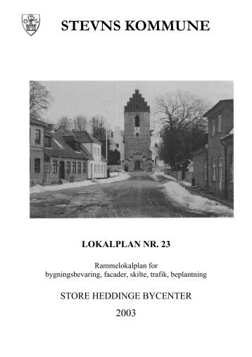 Lokalplan nr. 23 af 2003 - Stevns Kommune