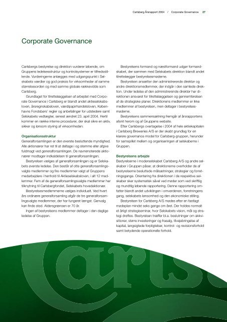 Årsrapport 2004 - Carlsberg Group