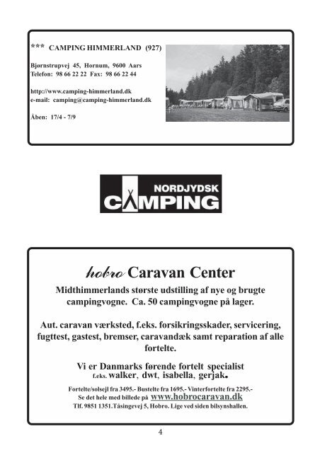 NC-Blad 2004-1 - Nordjydsk Camping