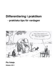 Differentiering i praktiken - Speres