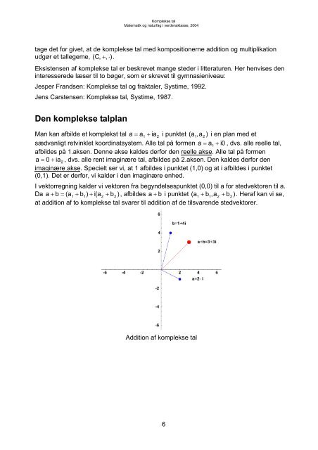 Komplekse tal - Matematik og naturfag i verdensklasse