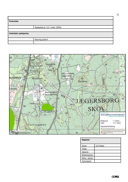 Screening af vand- og naturforekomster under Miljømålslovens ...