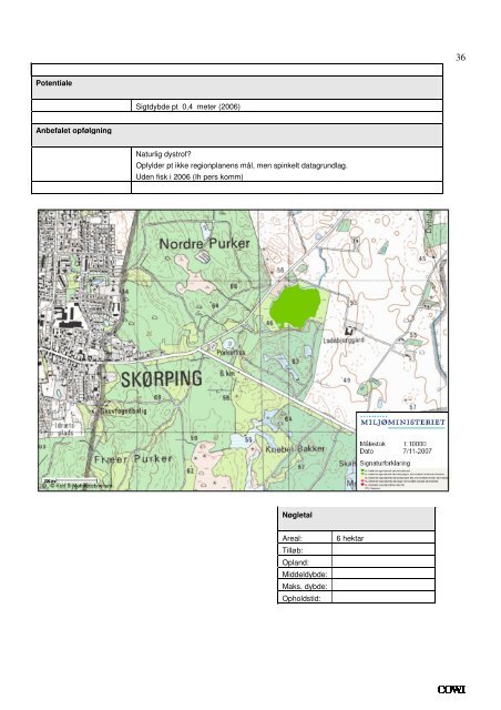 Screening af vand- og naturforekomster under Miljømålslovens ...