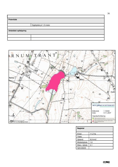 Screening af vand- og naturforekomster under Miljømålslovens ...