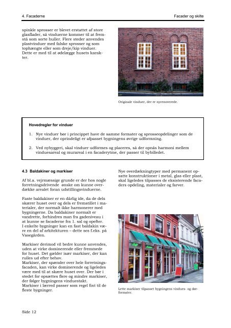 Vejledning om skilte og facader - Lemvig Kommune