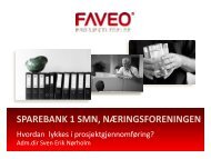 Sven Erik Nørholm, Faveo prosjektledelse AS - Næringsforeningen i ...