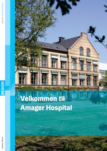 Pjece 'Velkommen til Amager Hospital'