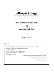 Økopsykologi - naturliv.no