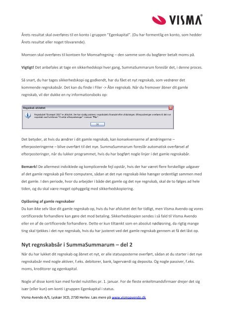Årsafslutning i SummaSummarum 3