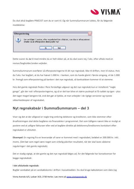 Årsafslutning i SummaSummarum 3