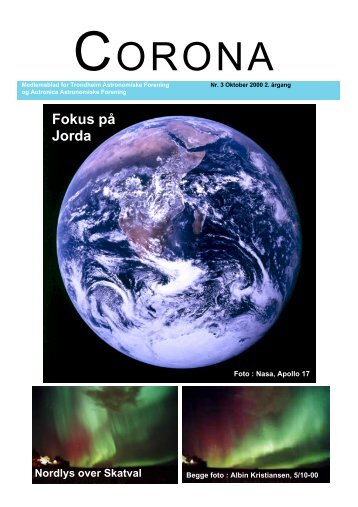 Corona nr. 3/2000 - Trondheim Astronomiske Forening