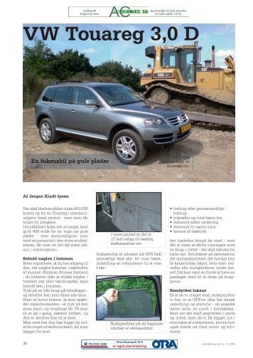 VW Touareg 3,0 D - Techmedia
