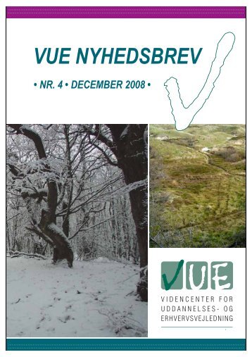 vue nyhedsbrev - Videncenter for uddannelses- og erhvervsvejledning