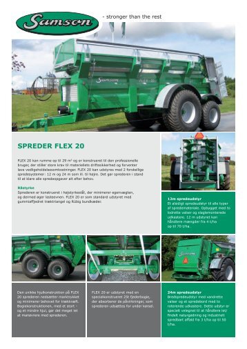 SPREDER FLEX 20 - Samson Agro