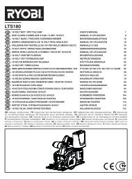 Ryobi LTS180M Instruction Manual - Tooled-Up.com