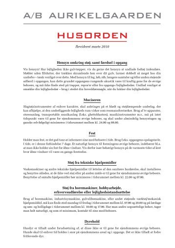 Husorden