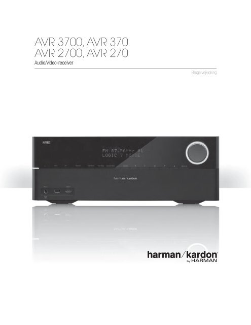 AVR 3700, AVR 370 AVR 2700, AVR 270 - Harman Kardon