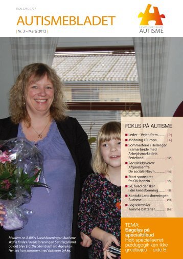 Medlemsblad nr. 3, 2012 - Landsforeningen Autisme