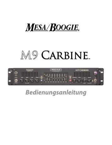 M9 Bedienungsanleitung