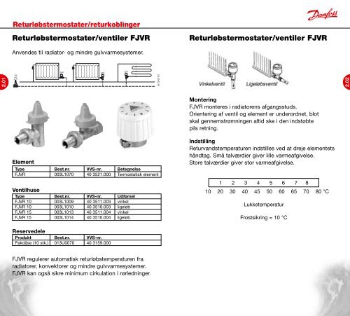 Danfoss A/S | VVS-guiden - Danfoss Varme - Danfoss A/S