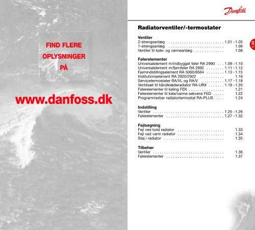 Danfoss A/S | VVS-guiden - Danfoss Varme - Danfoss A/S