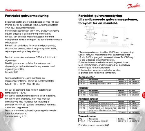 Danfoss A/S | VVS-guiden - Danfoss Varme - Danfoss A/S