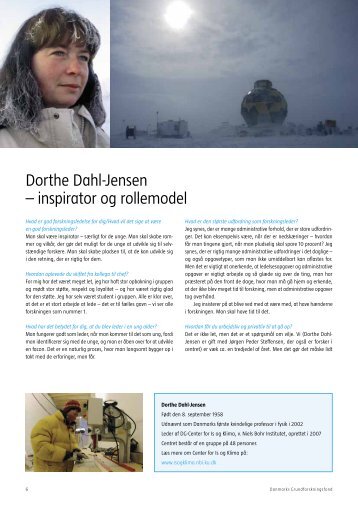Dorthe Dahl-Jensen - Danmarks Grundforskningsfond