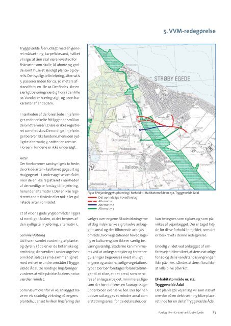 Forslag til omfartsvej ved Strøby Egede - Naturstyrelsen