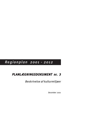 Beskrivelse af kulturmiljøer