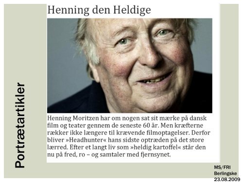 FORTÆLLENDE JOURNALISTIK