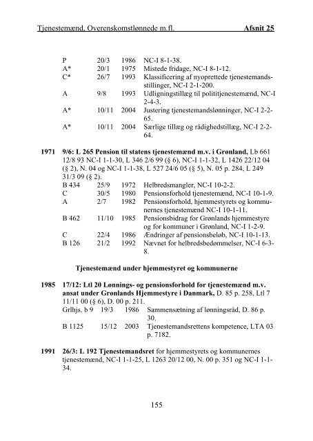 Grønlandsk Lovregister 2010 - 1. kvartal - Statsministeriet