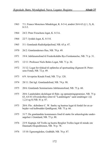 Grønlandsk Lovregister 2010 - 1. kvartal - Statsministeriet