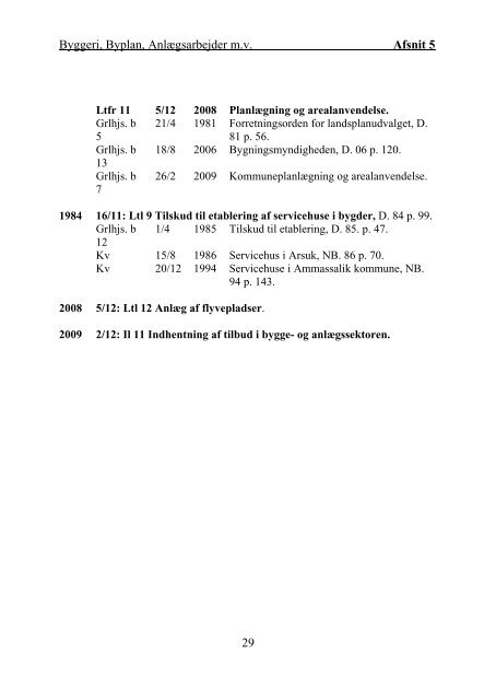 Grønlandsk Lovregister 2010 - 1. kvartal - Statsministeriet