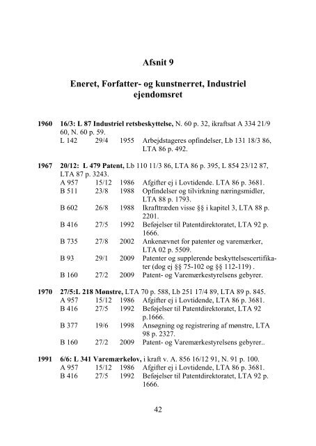 Grønlandsk Lovregister 2010 - 1. kvartal - Statsministeriet