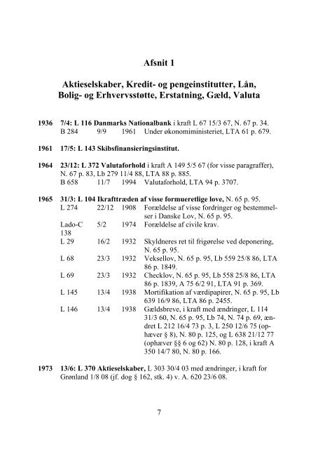 Grønlandsk Lovregister 2010 - 1. kvartal - Statsministeriet