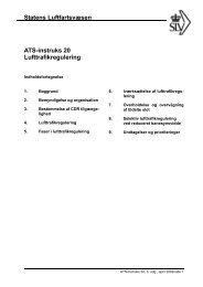 ATS-instruks 20 - Lufttrafikregulering - Søg efter synsrapporter