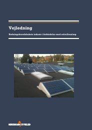 Vejledning om indsats i forbindelse med solcelleanlæg