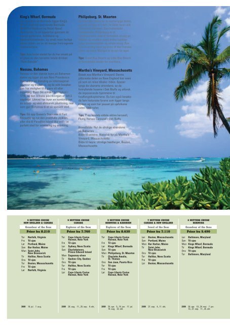 Royal Caribbean over hele verden 2010-2011 - Myhre Travel