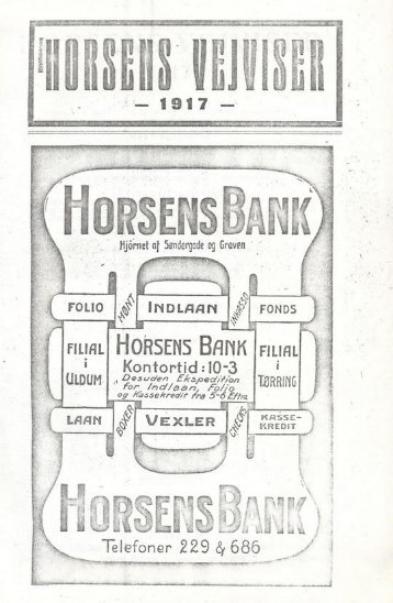 Horsens Vejviser 1917