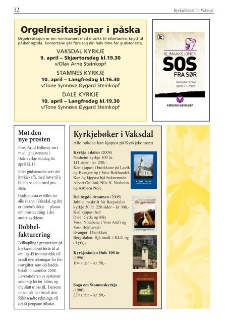 Side 1 - kyrkje kopi 3 - Velkomen til Den norske kyrkja i Vaksdal ...