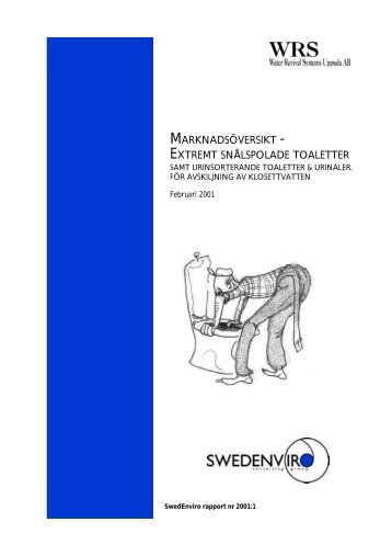marknadsöversikt - extremt snålspolade toaletter - swedenviro.se