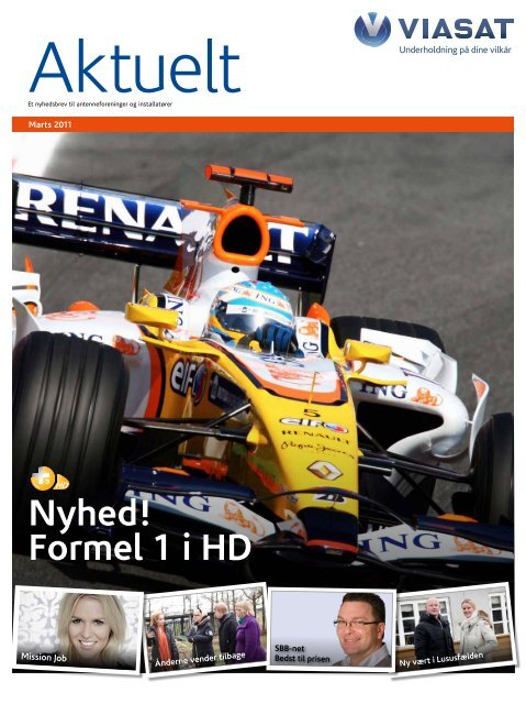 Nyhed! Formel 1 i HD - Viasat