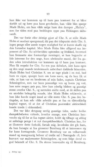Christian Schmiegelows ungdomserindringer, s. 22-55