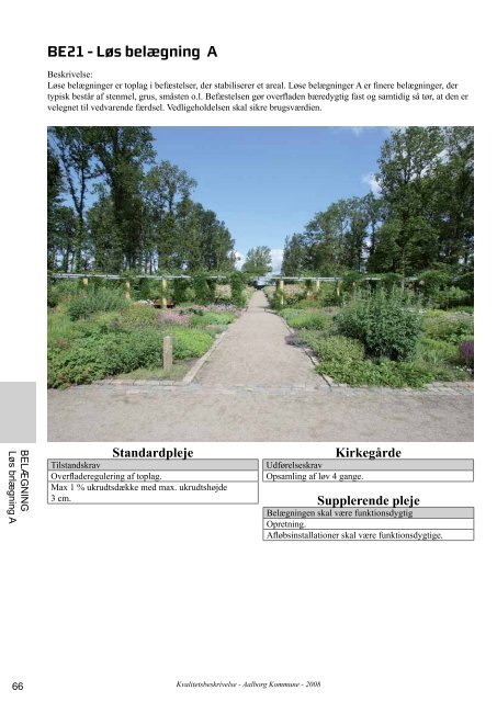 Kvalitetsbeskrivelse for drift af grønne områder i Aalborg Kommune ...