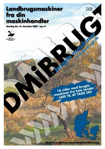 Landbrugsmaskiner fra din maskinhandler - Dansk Maskinhandel