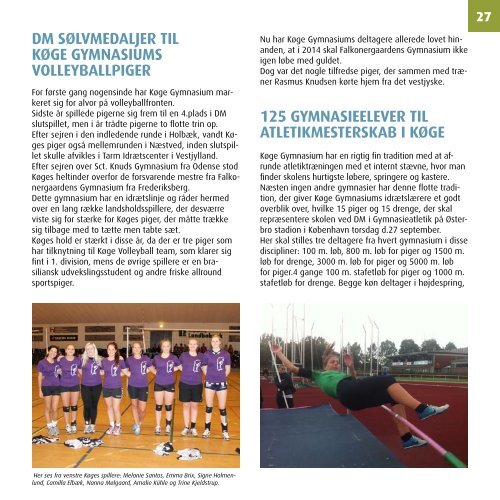 Årsskrift 2013 - Køge Gymnasium