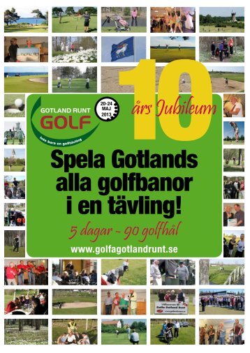 Spela Gotlands alla golfbanor i en tävling! - Golfa Gotland Runt 20 ...